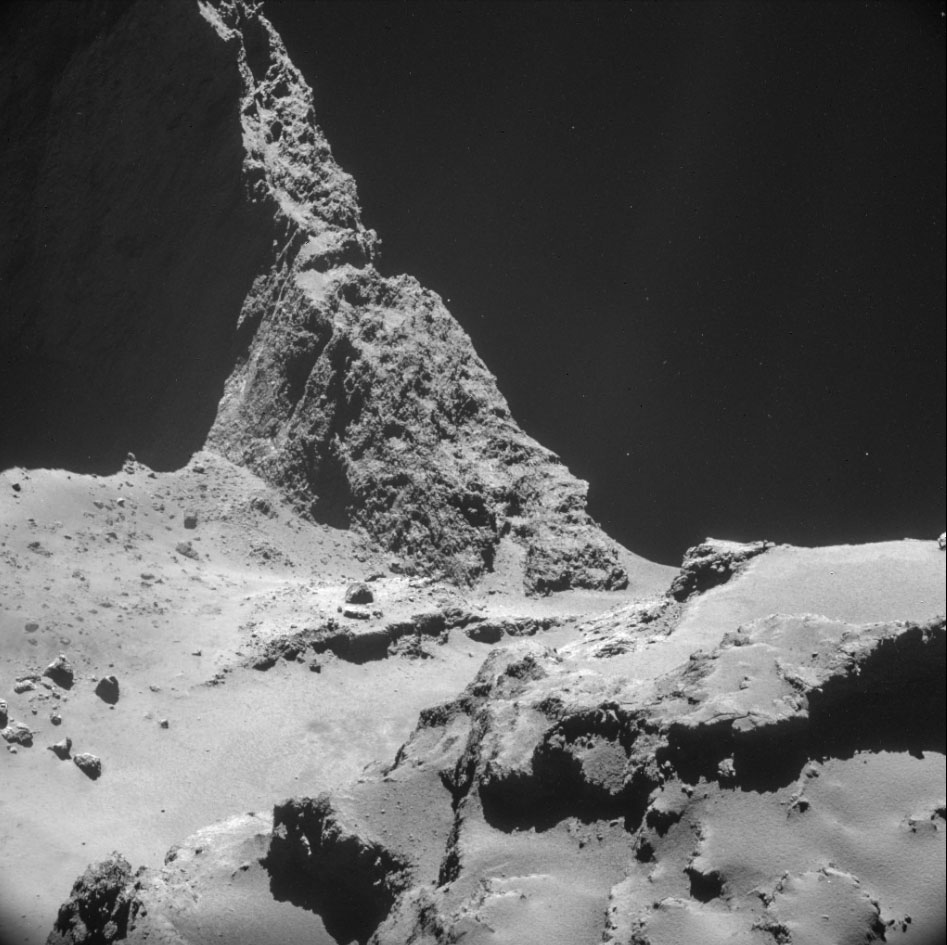 Комета зонда Philae миссии Rosetta на Чурюмова-Герасименко