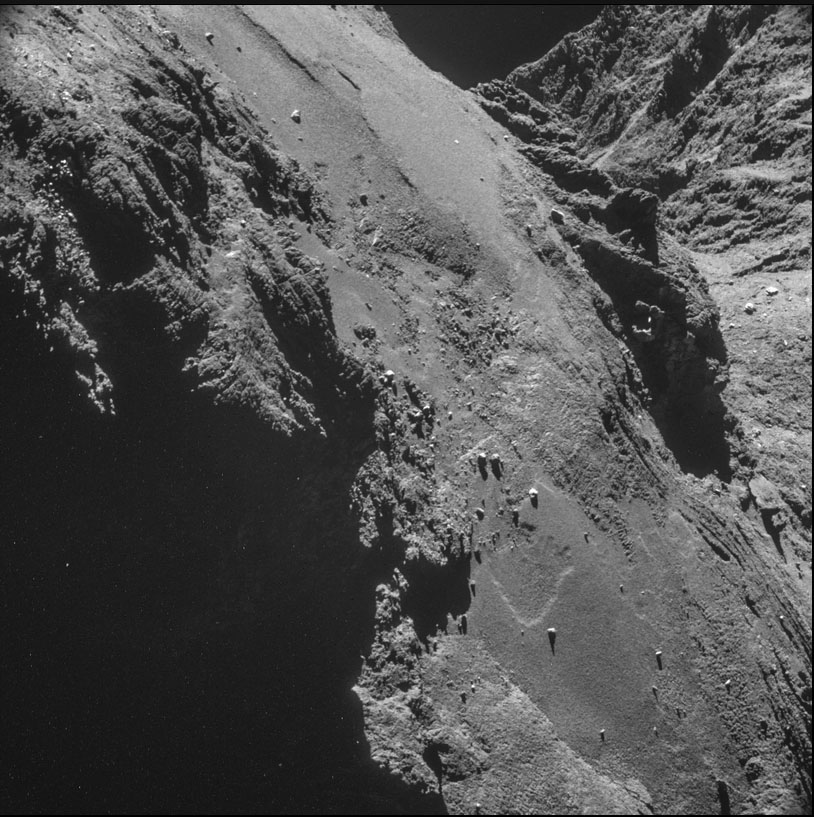 Комета зонда Philae миссии Rosetta на Чурюмова-Герасименко 2
